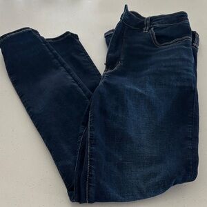 Dark Blue Denim Jeggings